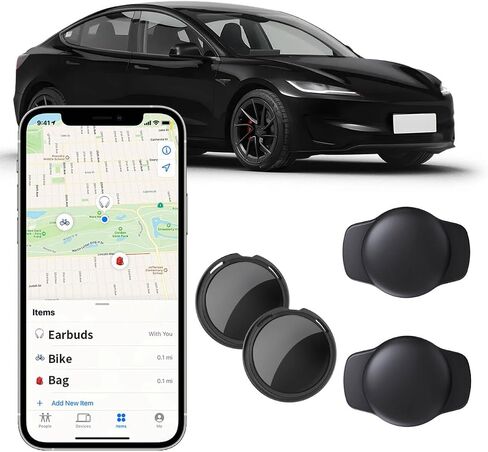 2 Pack GPS Tracker for Vehicles for Apple Find My iOS Only No Monthly Fee in Saudi Arabia
