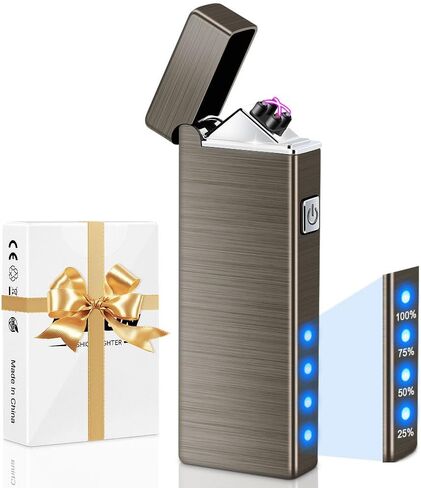 Electric Lighter USB Rechargeable Plasma Lighters Cool Pocket Lighter Men in Saudi Arabia