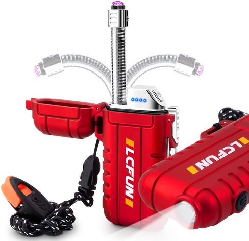 Electric Lighter Rechargeable Dual Arc Plasma Lighter Waterproof Matches in Saudi Arabia