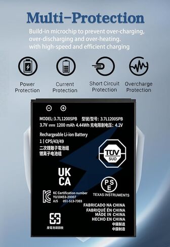Battery Replacement for TI-84 Plus CE, Battery for TI-84 Plus CE C Graphing Calculator, TI NSpire CX/CX II/CX CAS, P11P35-11-N01 & 3.7L12005SPA, Includes Tool Kit,Fix Power & OS Validation Errors in Saudi Arabia