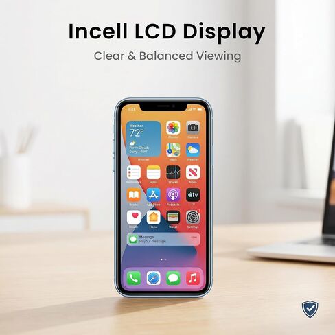 طقم استبدال شاشة AuraLens لهاتف iPhone XR، مجموعة شاشة LCD تعمل باللمس in Saudi Arabia