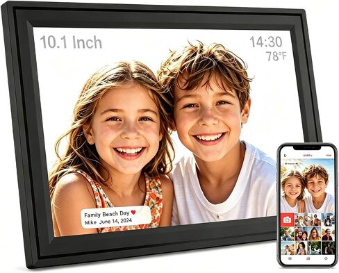 Frameo Digital Picture Frame WiFi 10.1Inch Digital Photo Frame Easy to use in Kuwait