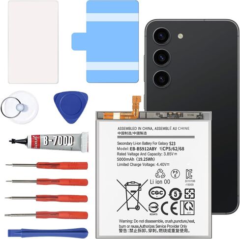 بطارية Xcover Pro، [4500 مللي أمبير] بطارية بديلة جديدة 0 دورة لبطارية Samsung Galaxy XCover 6 Pro EB-BG736BBE /Xcover Pro EB-BG715BBE G715F GH43-04993A in Kuwait