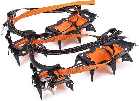 Crampons with 12 Teeth, High Strength Grip in Saudi Arabia