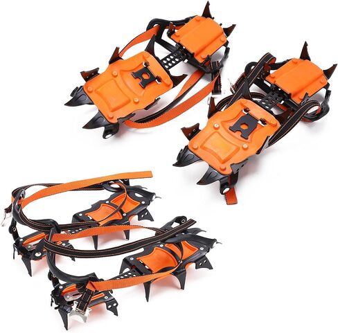 Crampons with 12 Teeth, High Strength Grip in Saudi Arabia