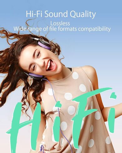 Yoton MP3 Player with Bluetooth, Max 64GB, HiFi, Pink, TF Card Required in Kuwait