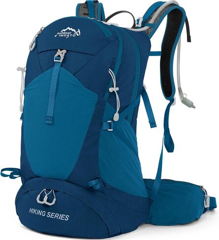 IX INOXTO Hiking Backpack, 26L/40L Waterproof Hiking Daypack with 3L Water Bladder and Rain Cover, Lightweight Travel Camping Backpack for Men Women (Khaki) in Saudi Arabia