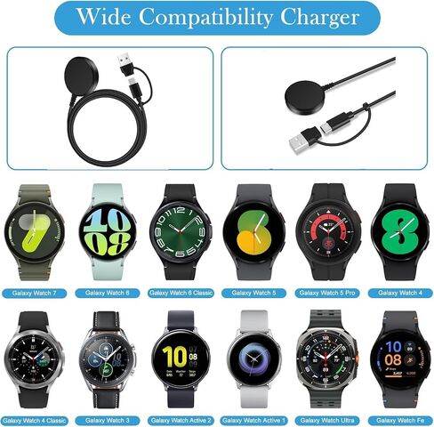 EGK 2 in 1 USB C/A Charger for Samsung Galaxy Watch in Saudi Arabia