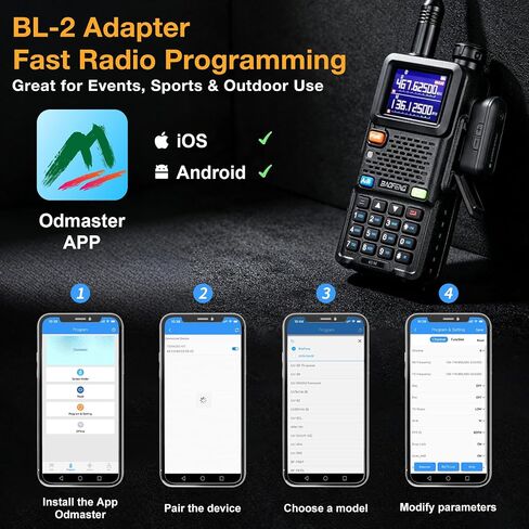 TIDRADIO Wearable Bluetooth Speaker MIC for Ham GMRS Radio,Phone Call/Music,Hands-Free Walkie Talkies Mic for BAOFENG UV-5R Mini,TD-H9,TD-H3 Portable Wireless Speaker for Jobsite, Outdoors,Home,Travel in Saudi Arabia