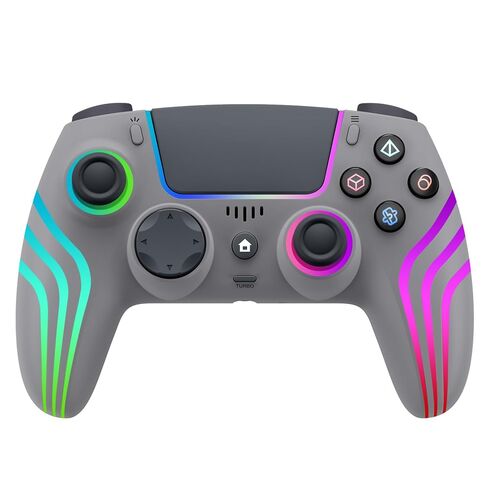 JYELUK Wireless Controller for PS5 with RGB Lighting,Grey in Saudi Arabia