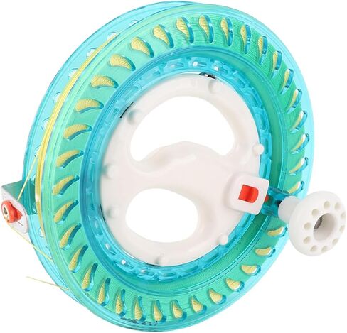 RiToEasysports ABS Crystal Reel Wheel, Multifunctional Sea Fishing Hand Catch Handle Kite Spool with for River Lake Bay in Saudi Arabia