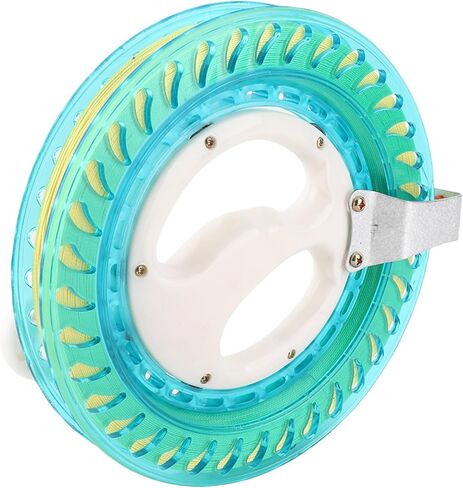 RiToEasysports ABS Crystal Reel Wheel, Multifunctional Sea Fishing Hand Catch Handle Kite Spool with for River Lake Bay in Saudi Arabia