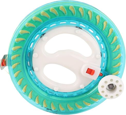 RiToEasysports ABS Crystal Reel Wheel, Multifunctional Sea Fishing Hand Catch Handle Kite Spool with for River Lake Bay in Saudi Arabia