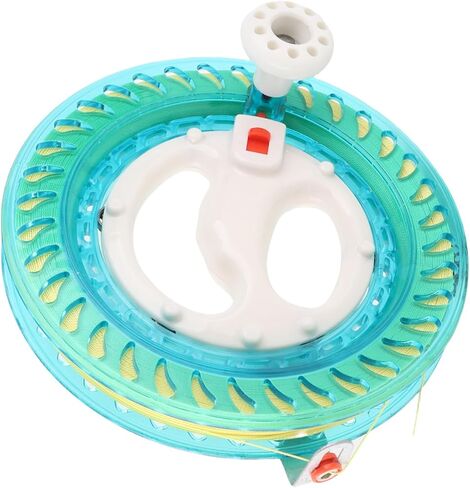 RiToEasysports ABS Crystal Reel Wheel, Multifunctional Sea Fishing Hand Catch Handle Kite Spool with for River Lake Bay in Saudi Arabia