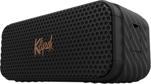 مكبر صوت Klipsch Nashville بلوتوث محمول مع برامج تشغيل كاملة النطاق مقاس 2.25 بوصة للحصول على صوت 360 درجة، تصنيف IP67 للغبار والماء، 24 ساعة من وقت اللعب لتجربة حفلة موسيقية حية متميزة in Kuwait