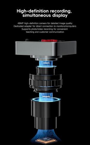 TBK-701A Stereo Microscope 7X-60X with 48MP Camera & External Display in Saudi Arabia