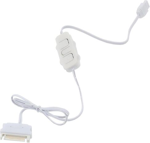 ARGB PC Fans Controller Kit, 5V 3Pin Mini ARGB Splitter, SATA Power RGB PC Fan Controller, Computer RGB Fans Hub Controller,with Multiple Lighting Modes,Black in Saudi Arabia