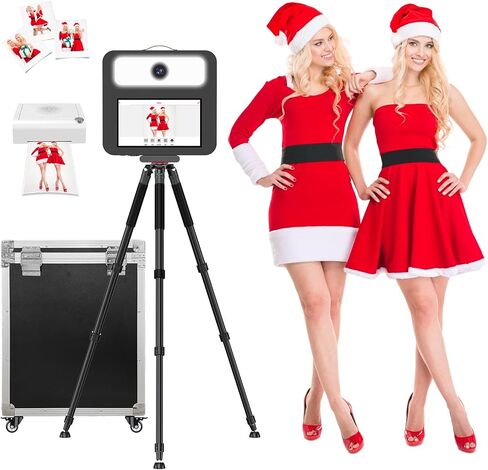 Portable Photo Booth Machine with Printer ＆ Flight Case in Saudi Arabia