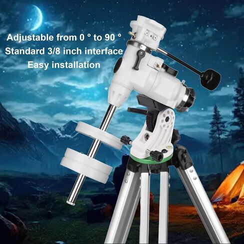 Latitude Adjustment Base, Precision Aluminum Alloy Telescope Mount with 90° Adjustable Knob for Astronomy Enthusiasts and Astrophotographers in Kuwait