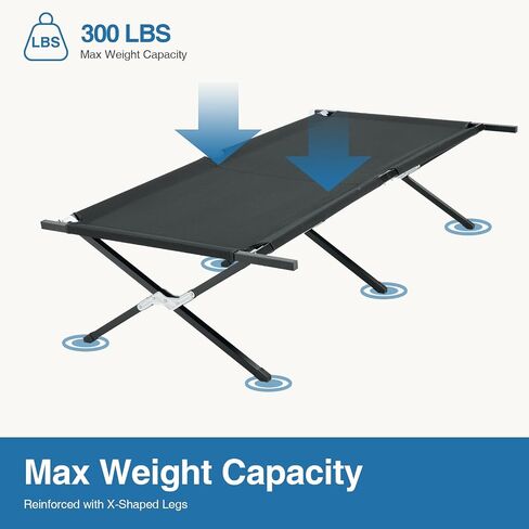 NEWBULIG Camping Cots for Adults, Foldable Bed, Sleeping Cot in Saudi Arabia