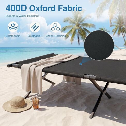 NEWBULIG Camping Cots for Adults, Foldable Bed, Sleeping Cot in Saudi Arabia