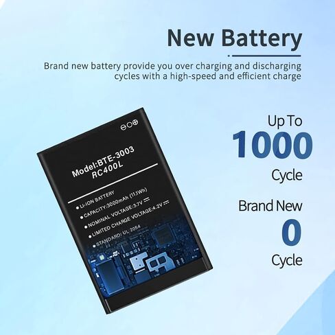بطارية BTE-3003 RC400L، [2026 ترقية جديدة] بطارية بديلة جديدة 0 دورة لـ RC400L Verizon Orbic Speed ​​Mobile Hotspot in Kuwait