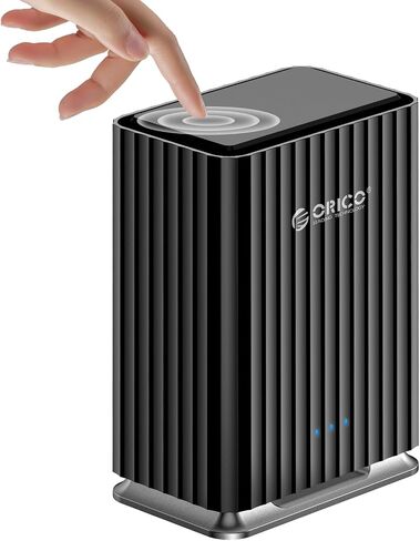 ORICO 2 Bay Hard Drive Enclosure USB C Plug and Play DAS Backup with 12V/4A Power Adapter Maximum 2*22TB Storage for Personal Local Database - 9728C3 in Saudi Arabia