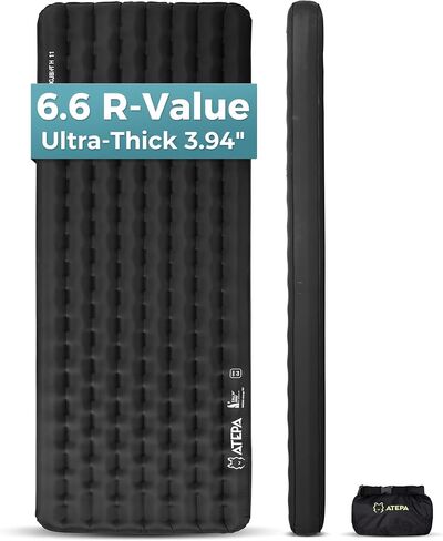 ATEPA ThermAir Pro Sleeping Pad, 6.6 R-Value Insulated Air Mattress in Saudi Arabia