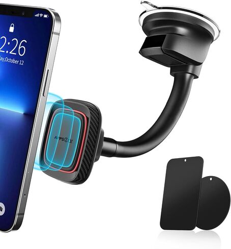 حامل هاتف السيارة المغناطيسي APPS2Car مع ذراع معقوفة مرنة in Kuwait