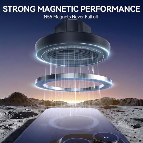 YONZEE Tesla Magnetic Phone Mount for Model Y Juniper 2025-2026 and Model 3 Highland 2024-2026, Dashboard Phone Holder with Strong Magnetic Grip, Interior Accessories for iPhone and Smartphones in Saudi Arabia