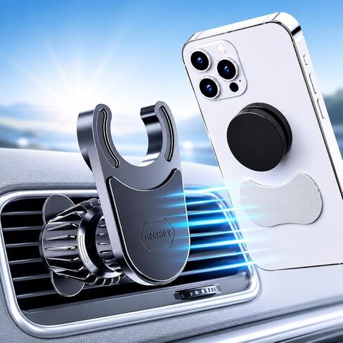 2X-Hold Magnetic Car Mount for PopSockets, Socket Car Phone Holder AC Vent in Kuwait