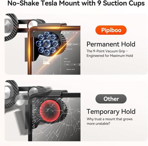 ملحقات Tesla Phone Mount Model 3/Y: غير لاصق لحامل السيارة Magsafe للطراز 3، Y، Juniper، Highland، Cybertruck، مناسب لسلسلة iPhone 12-17 وحافظات Magsafe in Kuwait