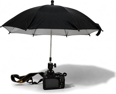 360° Swivel Camera Umbrella with Hot Shoe,Camera Sun Shade,Camera Rain Cover (middle-37cm) in Saudi Arabia