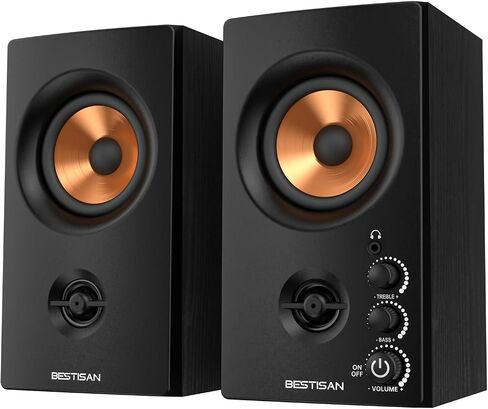 BESTISAN Active Bookshelf Speakers for Record Player in Kuwait