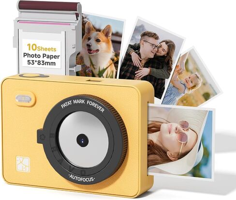 HPRT Z5S Instant Camera & Photo Printer 2-in-1, Bluetooth Portable Printer in Saudi Arabia