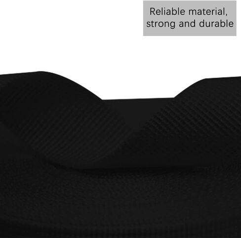 RETON Black Nylon Heavy Webbing Straps -1 1/2 Inch (38MM, 10 Yards) in Kuwait
