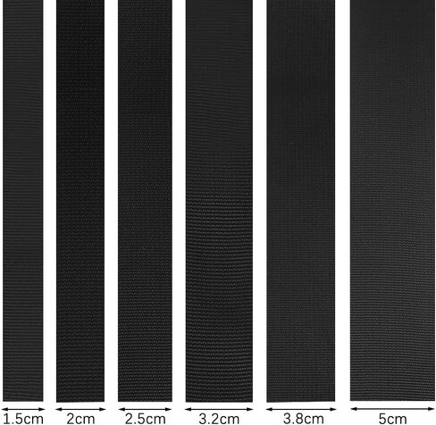 RETON Black Nylon Heavy Webbing Straps -1 1/2 Inch (38MM, 10 Yards) in Kuwait