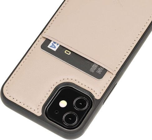 Venito for iPhone 15 Plus Case with Card Holders Extra Secure with RFID Blocking, Protective, Slim Phone Case 6.7 inches, Capri - Antique Brown in Saudi Arabia