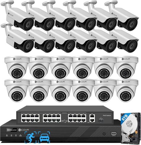 4COVR 4K PoE 32 Channel Security Camera System with 8TB HDD, LYH37E8M3224 in Saudi Arabia