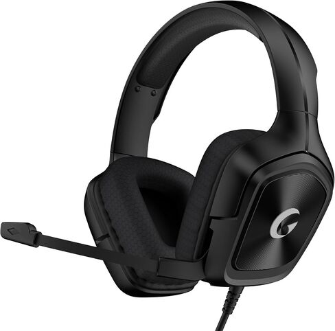 syndesmos Wired Gaming Headset for PS5, PC, Xbox Series X/S, Switch, 207g Ultra-Lightweight, Stereo Bass, 79in Cable with 3.5mm Splitter, Clear Mic, Gamer Gifts in Saudi Arabia