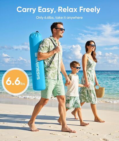 Raynesys Pop up Beach Tent Sun Shelter for 3-4 Person, Sky Blue in Saudi Arabia