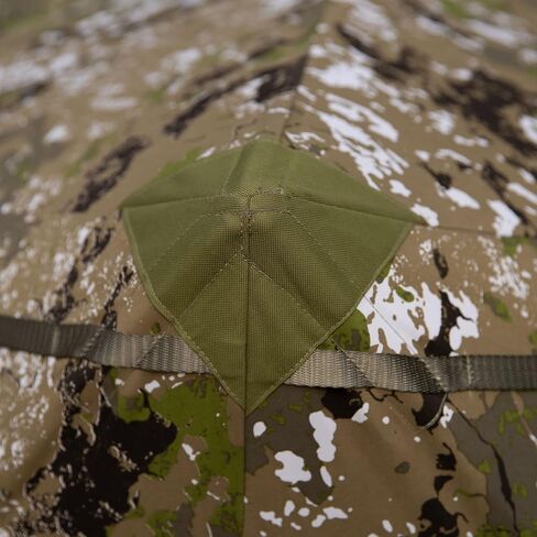 Barronett Blinds® Hi-Five™, Portable Hunting Blind, Extra-Tall, 5-Sided Hub Blind, 1-Way Fabric, Durable, 4-Person, Crater™ Thrive, 96" x 96" x 76", HF550CT in Saudi Arabia