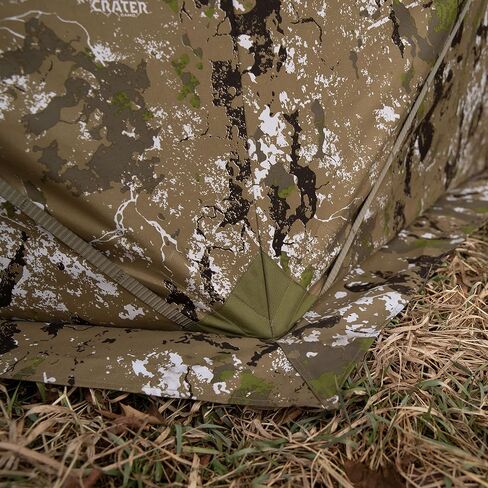 Barronett Blinds® Hi-Five™, Portable Hunting Blind, Extra-Tall, 5-Sided Hub Blind, 1-Way Fabric, Durable, 4-Person, Crater™ Thrive, 96" x 96" x 76", HF550CT in Saudi Arabia