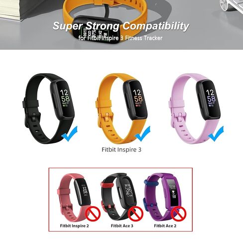 Charger for Fitbit Inspire 3 Health & Fitness Tracker Charger Charging Cord Cable Replacement in Saudi Arabia