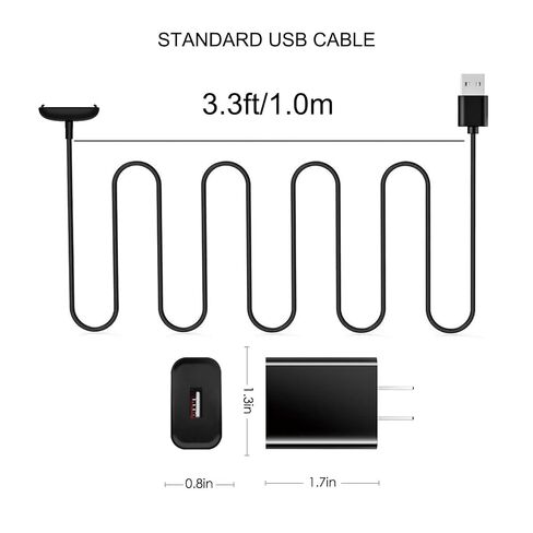 Charger for Fitbit Inspire 3 Health & Fitness Tracker Charger Charging Cord Cable Replacement in Saudi Arabia