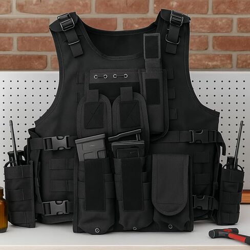 Marmot Tactical Vest Airsoft Vest Paintball Vest Detachable Pouches in Kuwait
