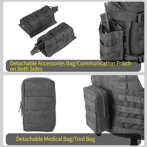 Marmot Tactical Vest Airsoft Vest Paintball Vest Detachable Pouches in Kuwait