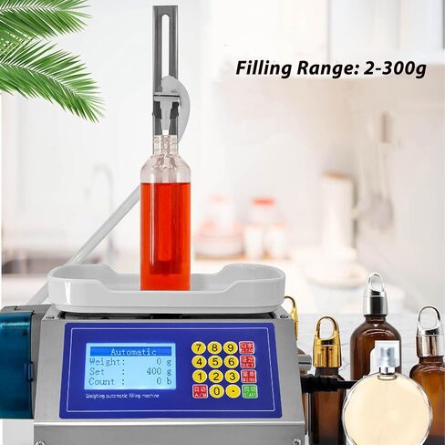 Automatic Liquid Filling Machine, 2-300g Bottle Filling Machine, Bottle Filler, Water Bottling Machine, Peristaltic Pump Liquid Filling Machine for Perfume, Essential Oil in Saudi Arabia
