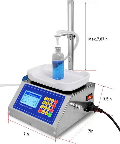 Automatic Liquid Filling Machine, 2-300g Bottle Filling Machine, Bottle Filler, Water Bottling Machine, Peristaltic Pump Liquid Filling Machine for Perfume, Essential Oil in Saudi Arabia