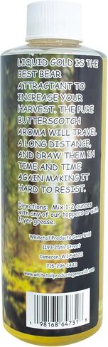 Liquid Gold, Concentrated Butterscotch Caramel Bear Attractant, 8oz Bottle, G7318 in Saudi Arabia